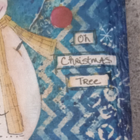 Lot of four ceramic snowman coasters - Picture 9 of 9